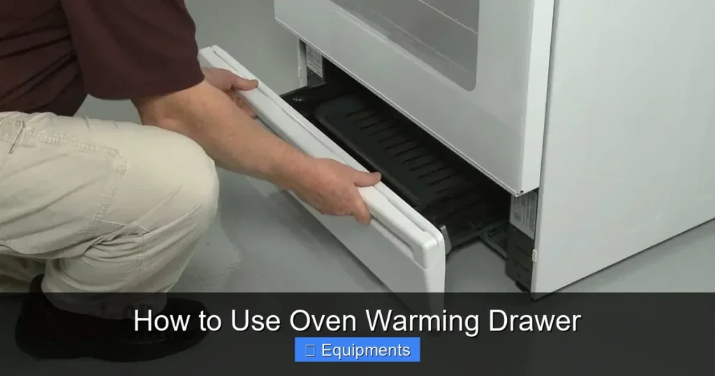 How to Use Oven Warming Drawer