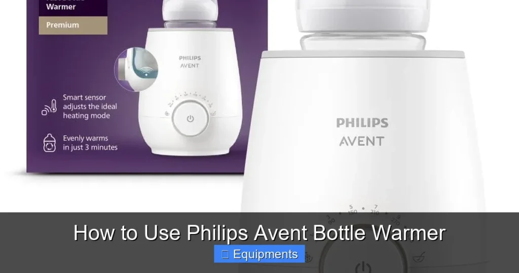 How to Use Philips Avent Bottle Warmer