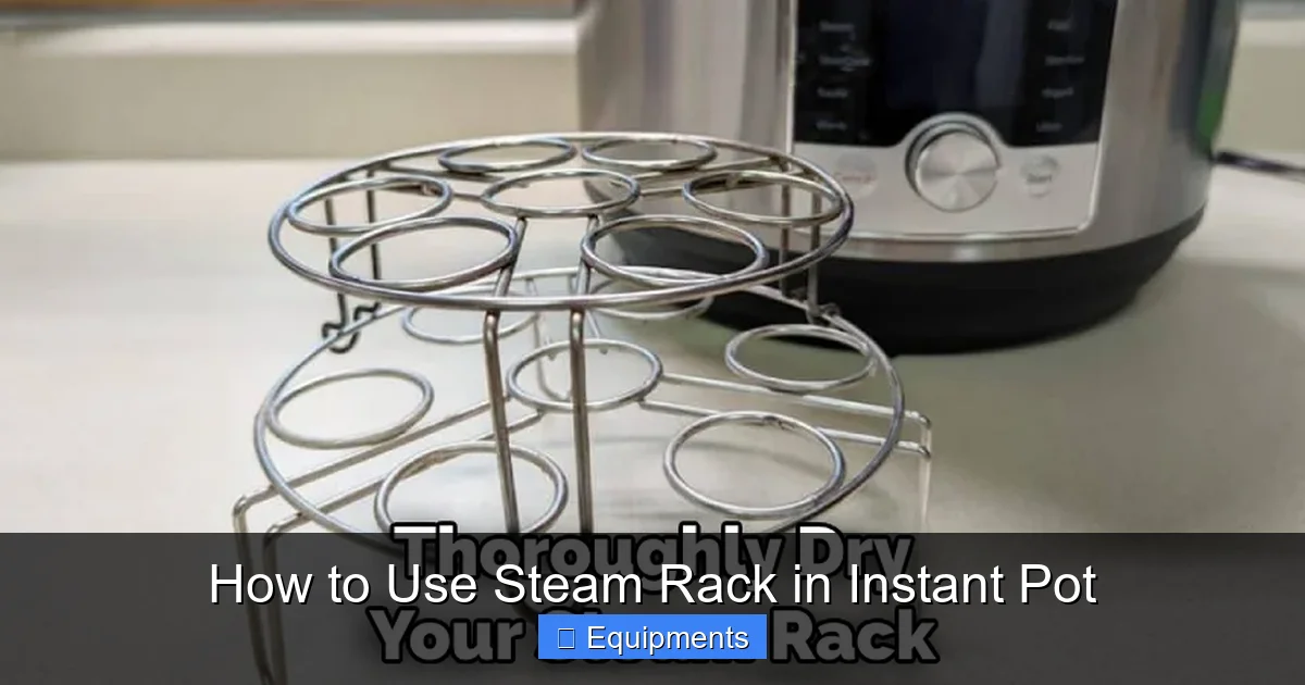 How to Use Steam Rack in Instant Pot
