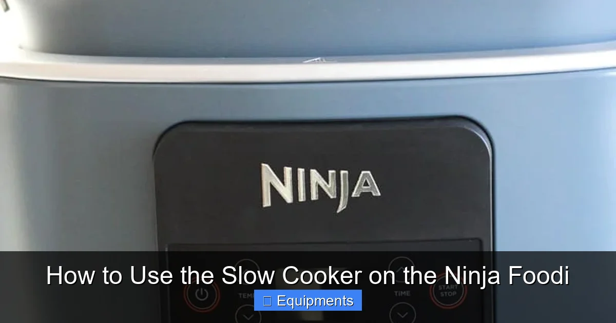 How to Use the Slow Cooker on the Ninja Foodi