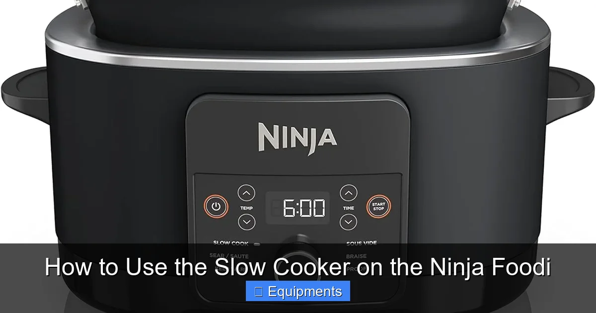 How to Use the Slow Cooker on the Ninja Foodi