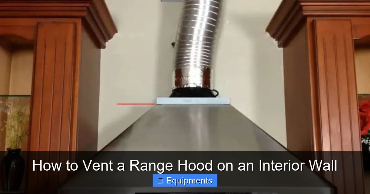 How to Vent a Range Hood on an Interior Wall
