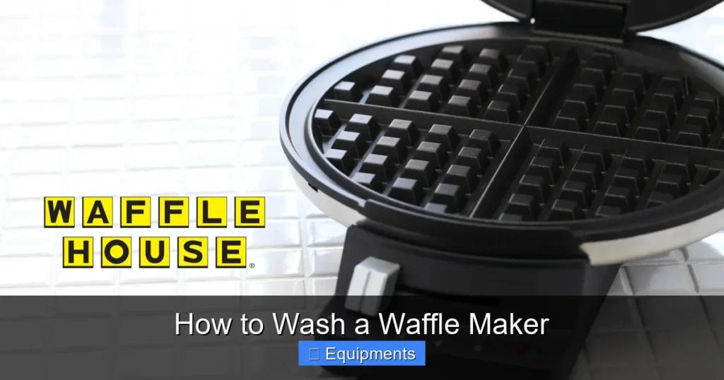How to Wash a Waffle Maker