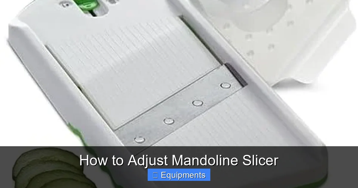 How to Adjust Mandoline Slicer