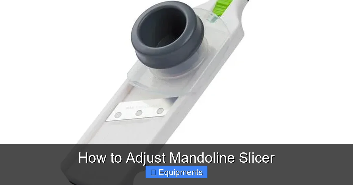 How to Adjust Mandoline Slicer