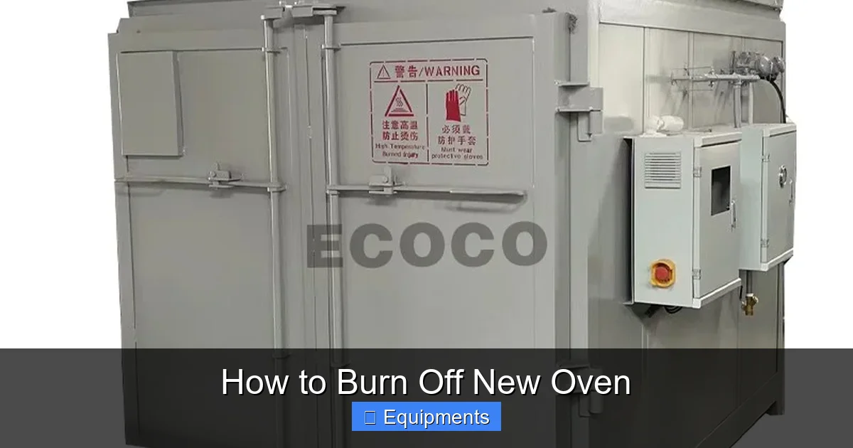 How to Burn Off New Oven