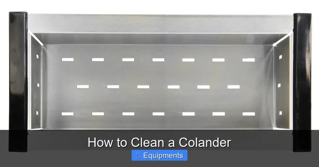 How to Clean a Colander