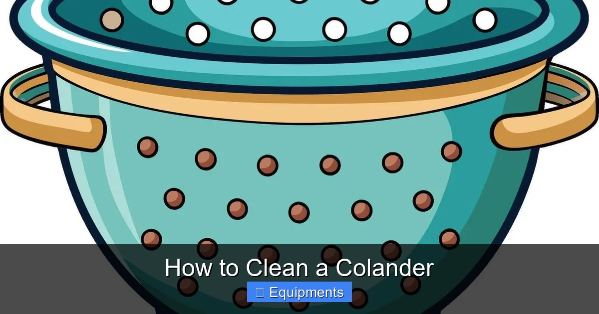 How to Clean a Colander