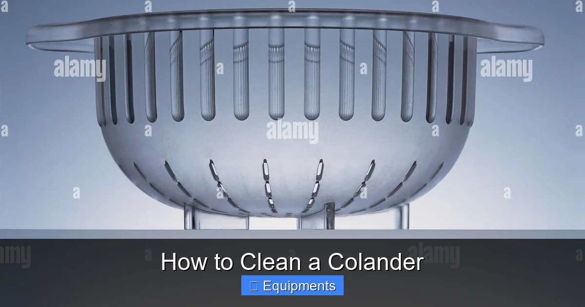 How to Clean a Colander
