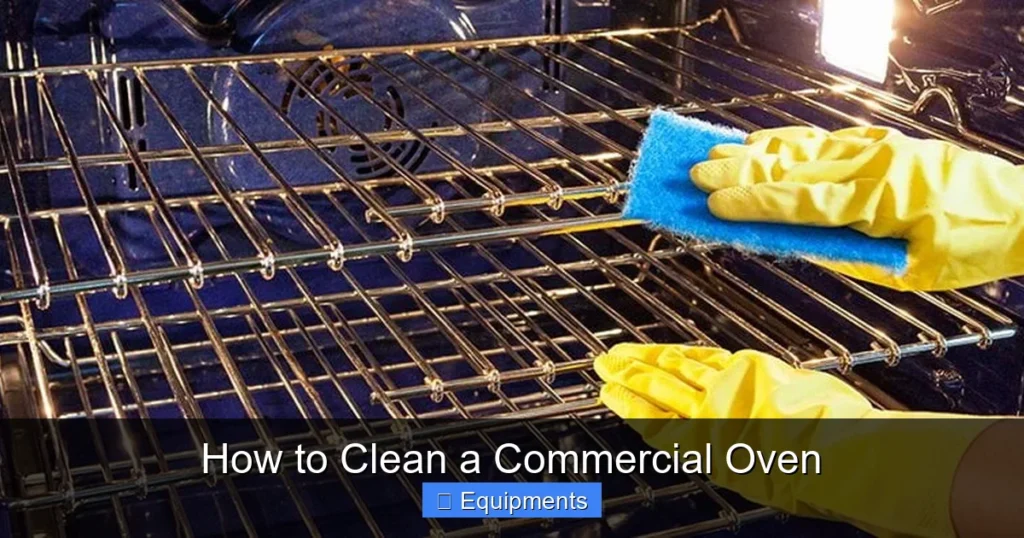 How to Clean a Commercial Oven