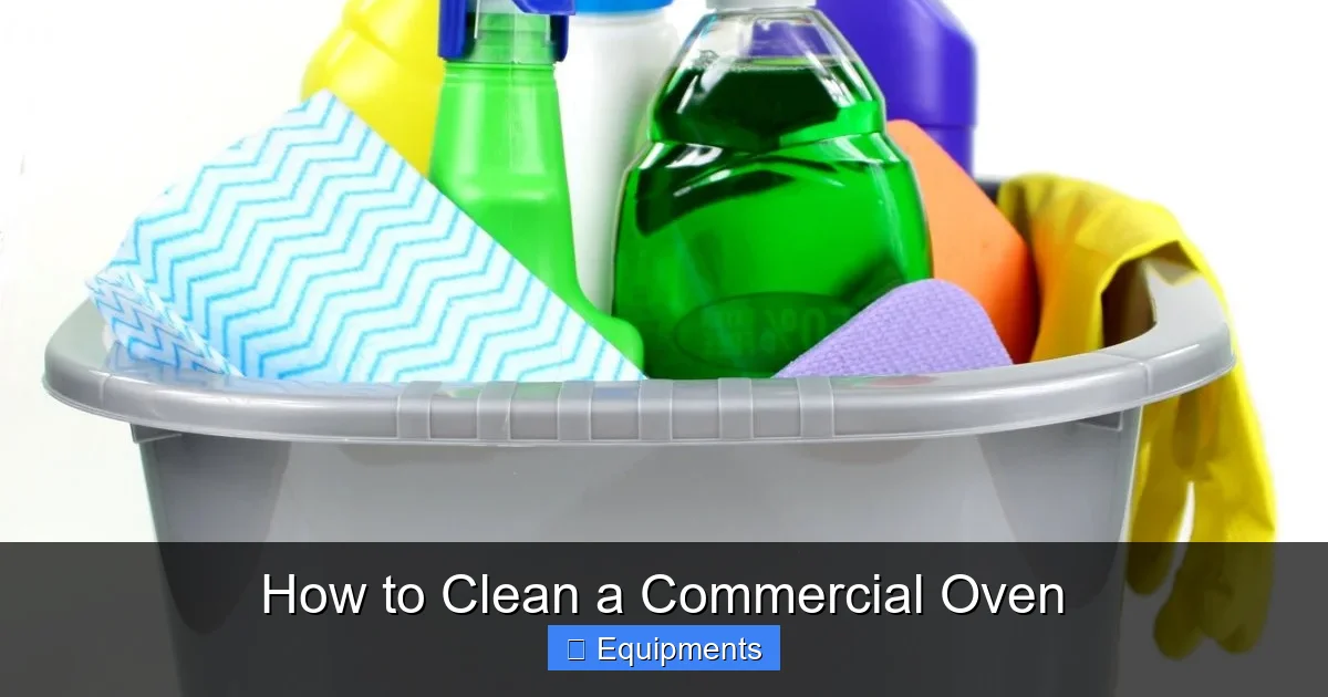 How to Clean a Commercial Oven