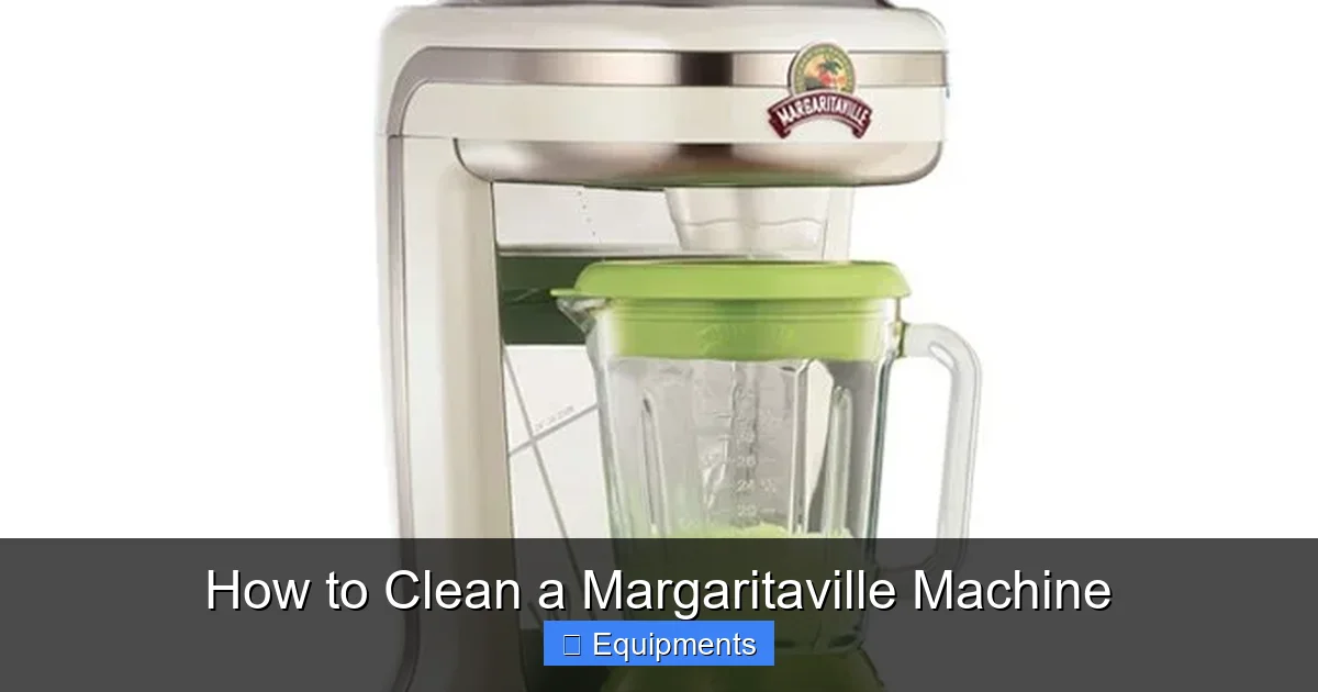 How to Clean a Margaritaville Machine