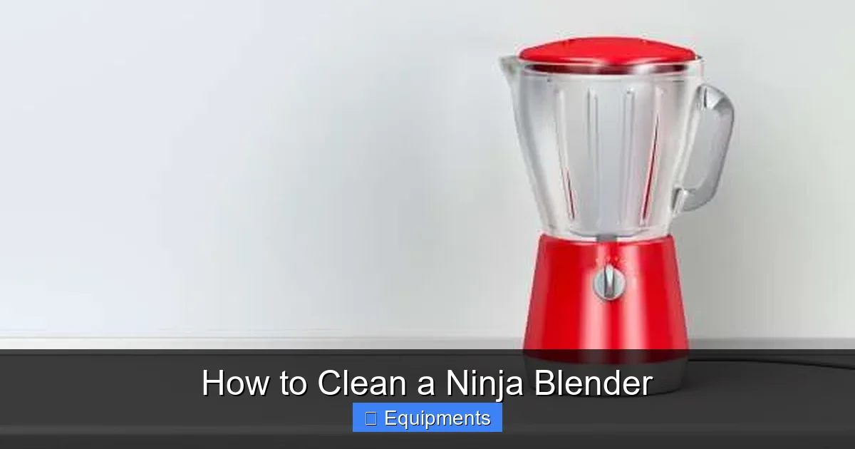 How to Clean a Ninja Blender