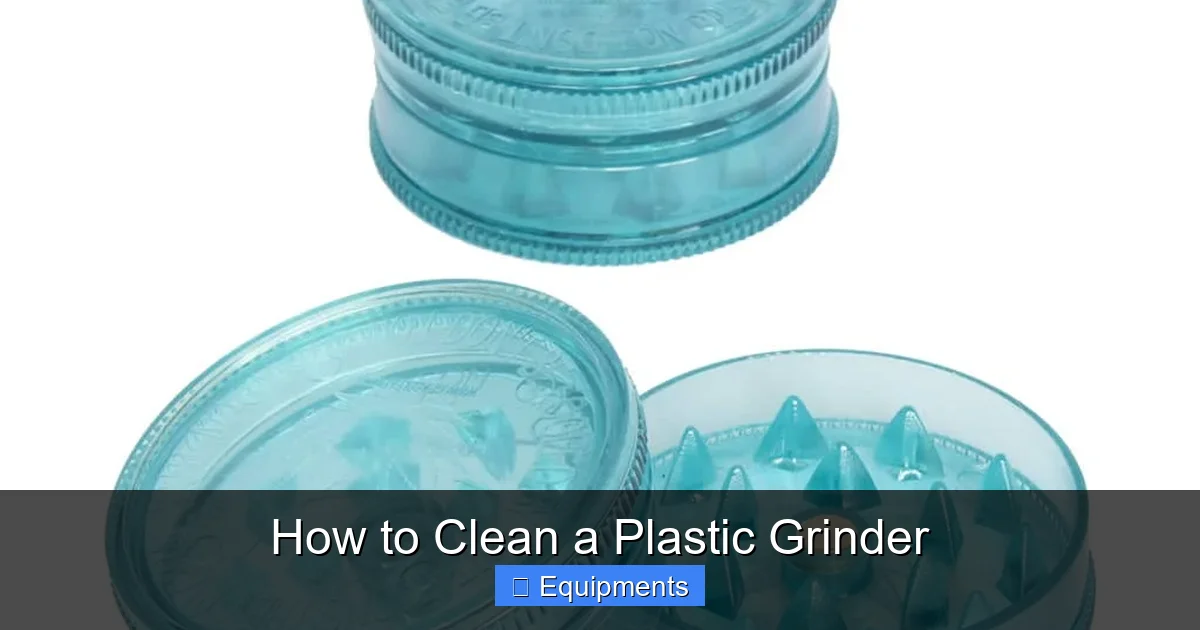 How to Clean a Plastic Grinder