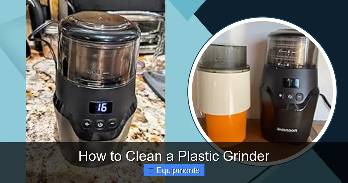 How to Clean a Plastic Grinder