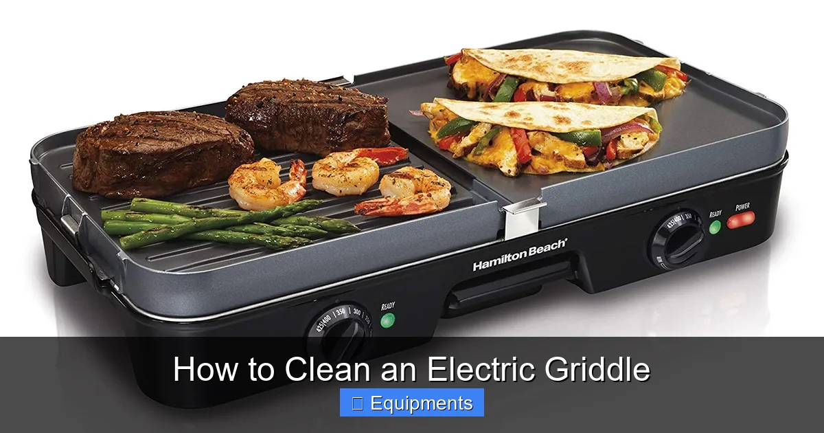 How to Clean an Electric Griddle
