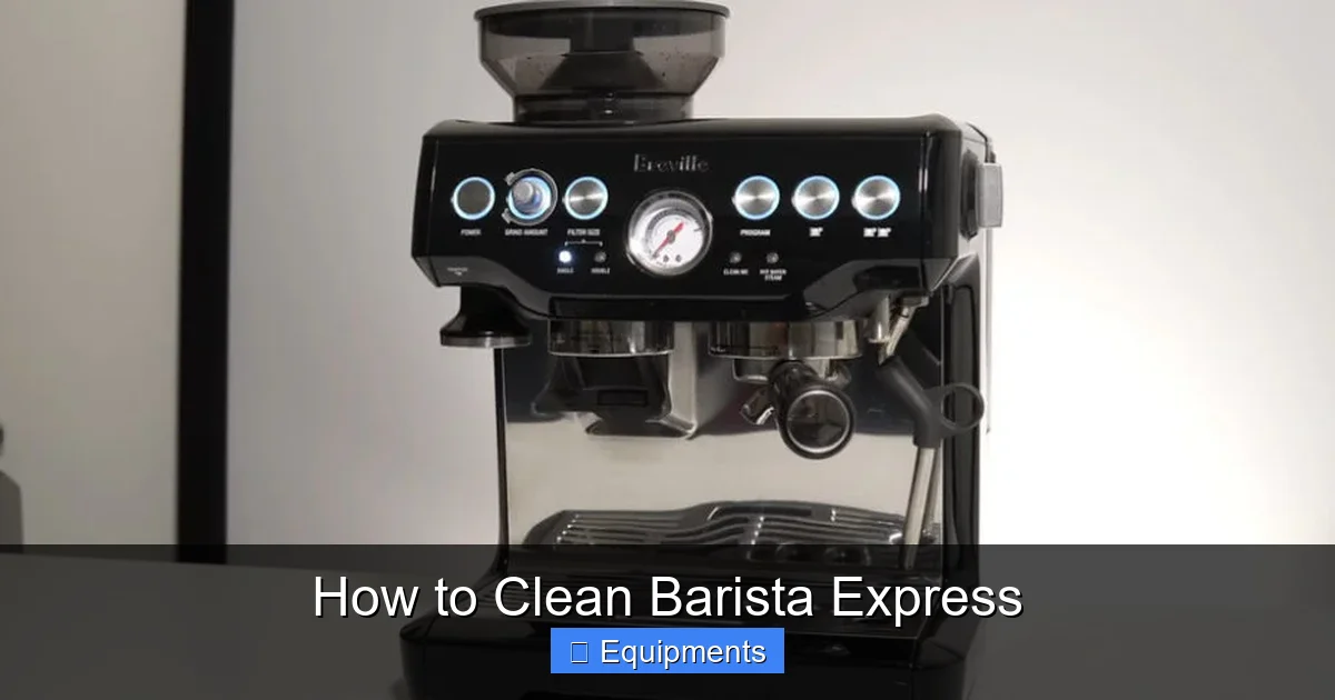 How to Clean Barista Express