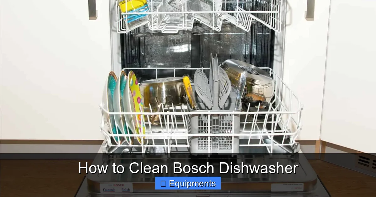 How to Clean Bosch Dishwasher
