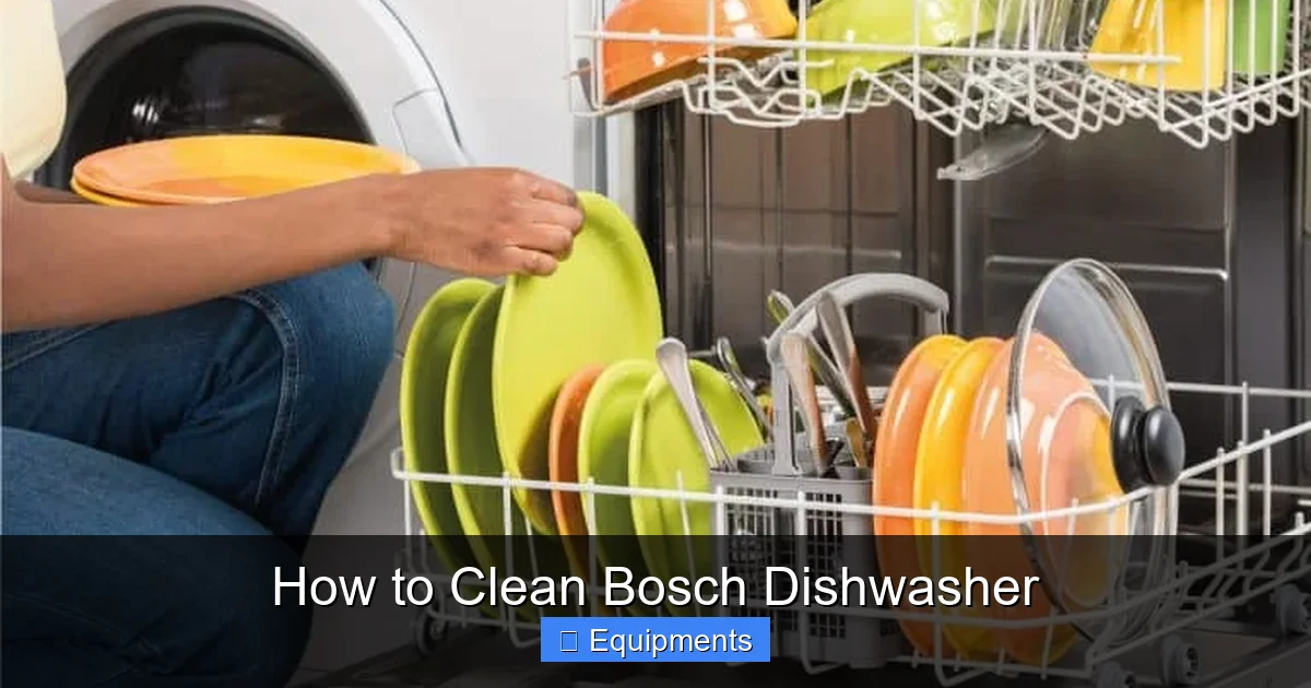 How to Clean Bosch Dishwasher