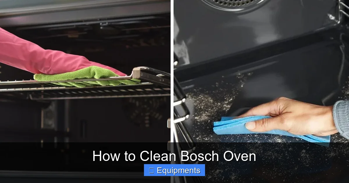 How to Clean Bosch Oven