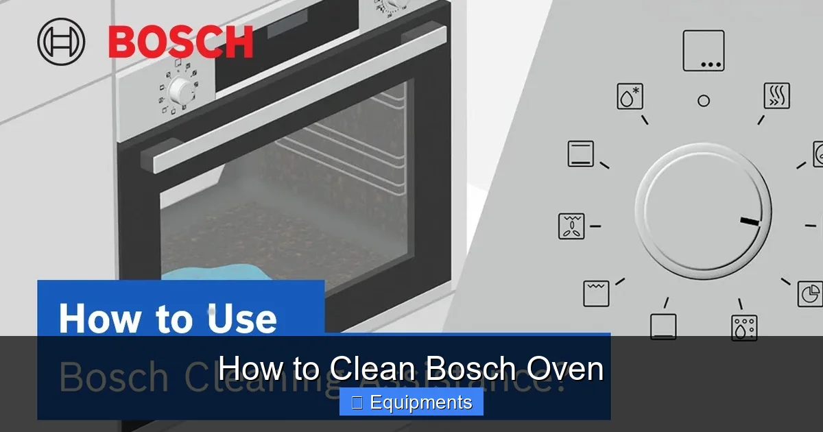 How to Clean Bosch Oven