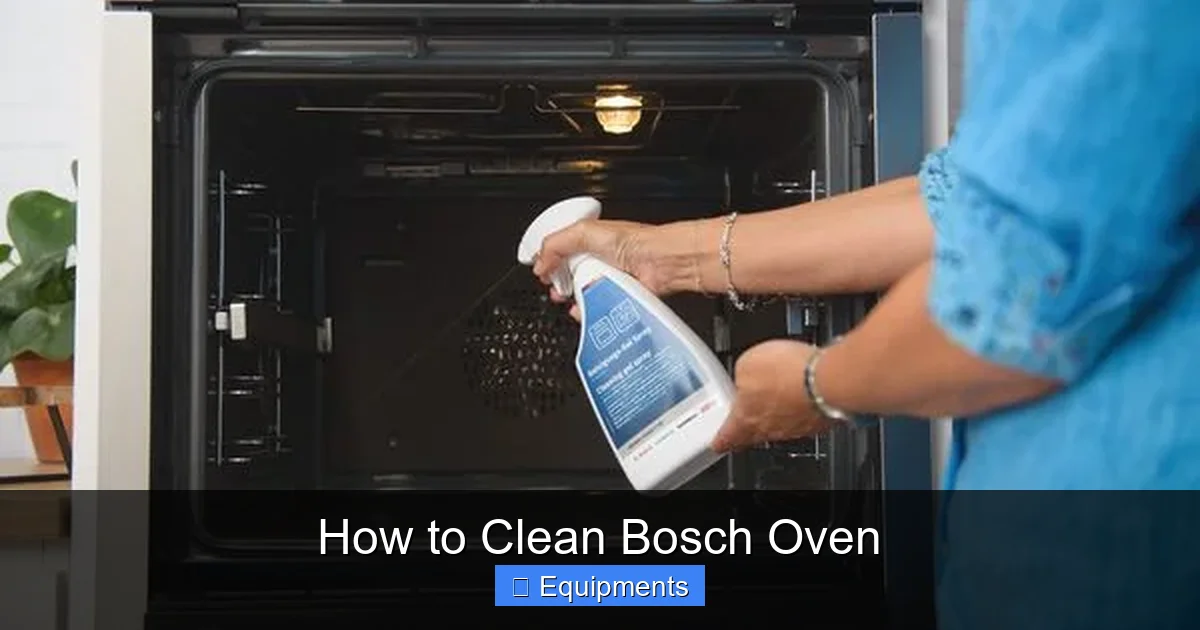 How to Clean Bosch Oven