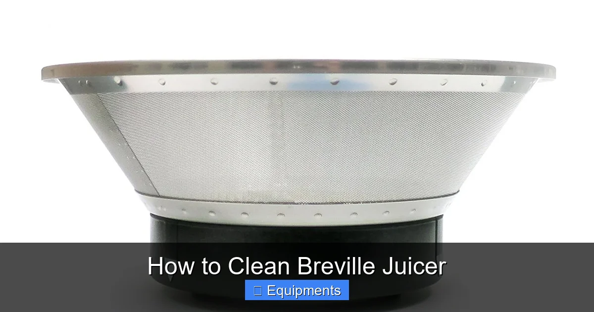 How to Clean Breville Juicer