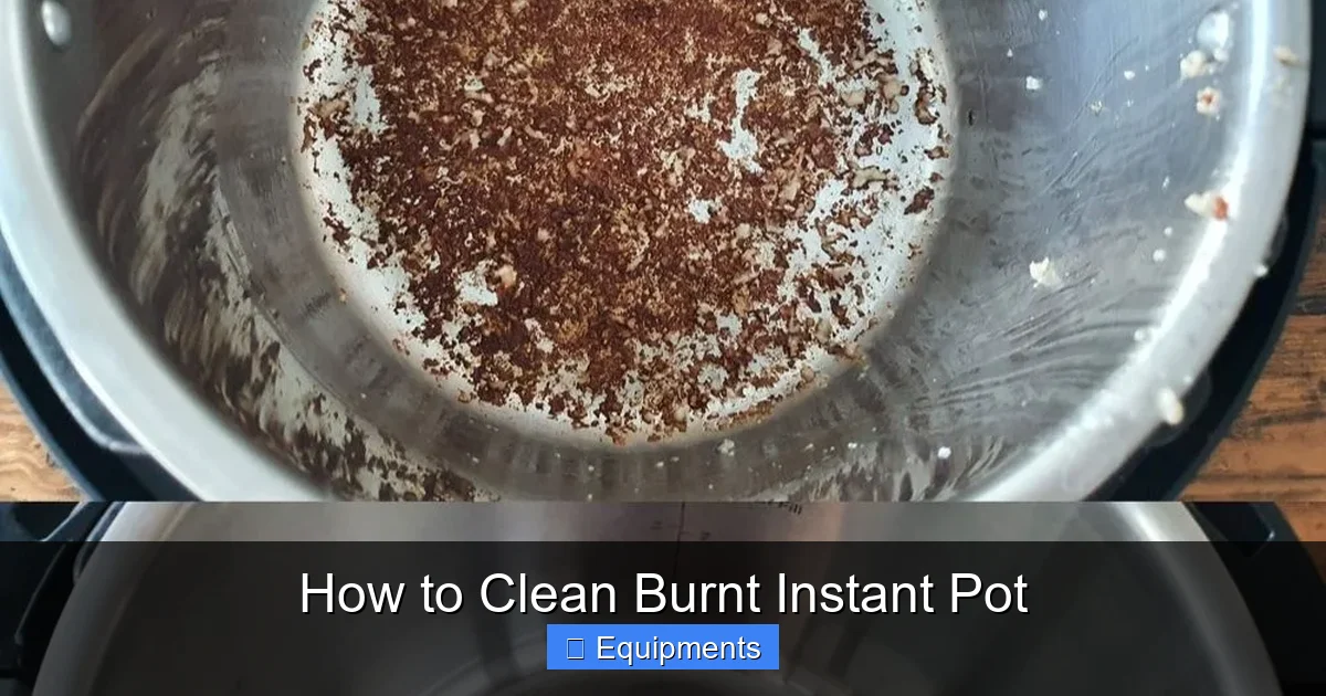 How to Clean Burnt Instant Pot