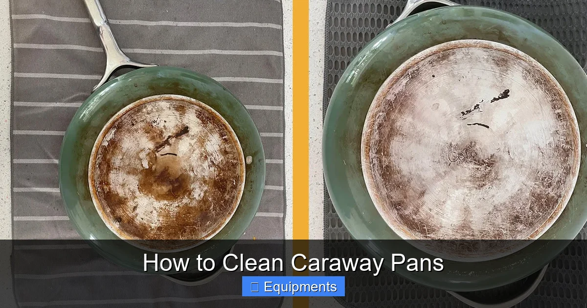 How to Clean Caraway Pans