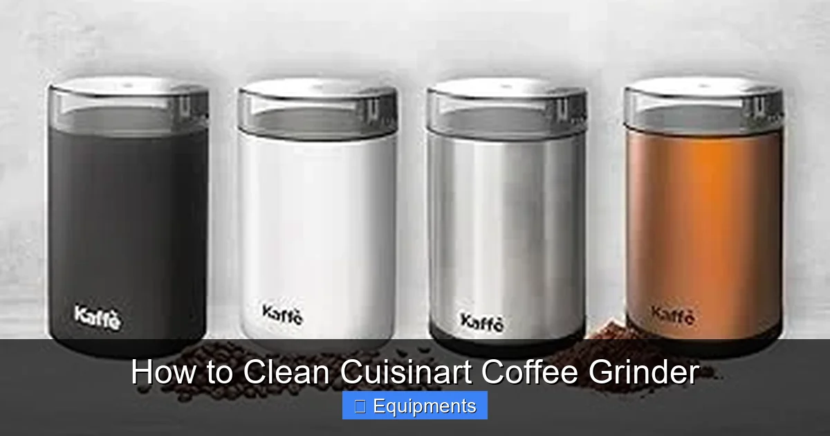 How to Clean Cuisinart Coffee Grinder