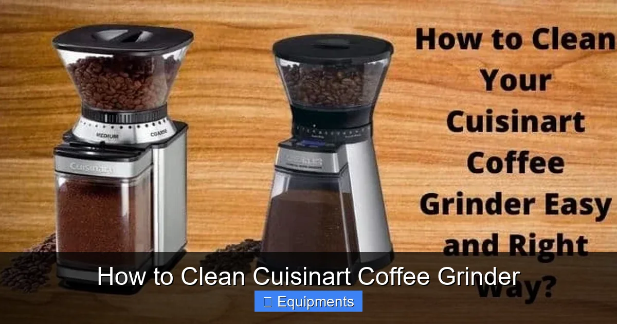 How to Clean Cuisinart Coffee Grinder