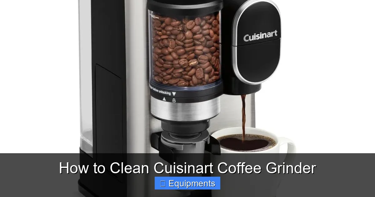 How to Clean Cuisinart Coffee Grinder