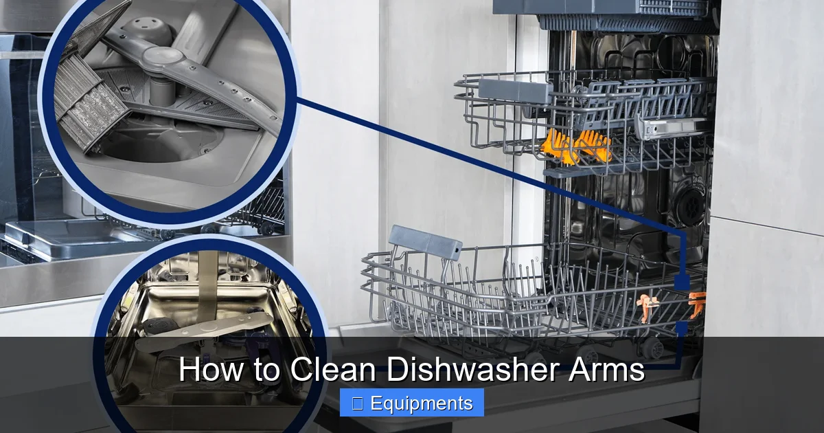 How to Clean Dishwasher Arms