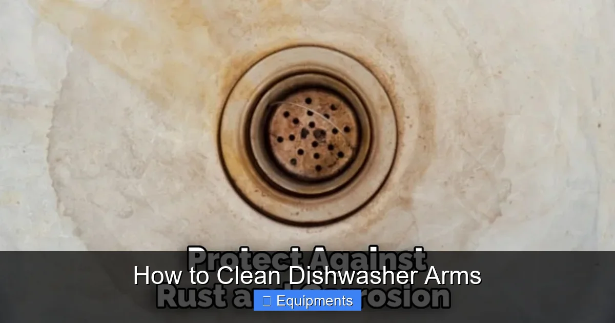 How to Clean Dishwasher Arms