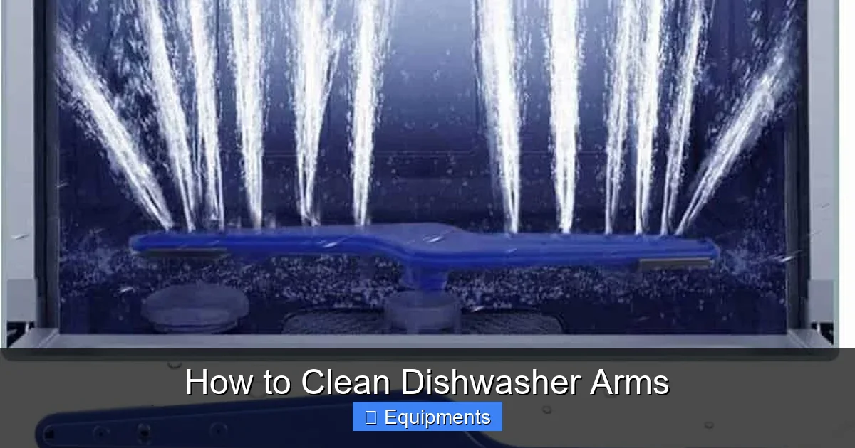 How to Clean Dishwasher Arms