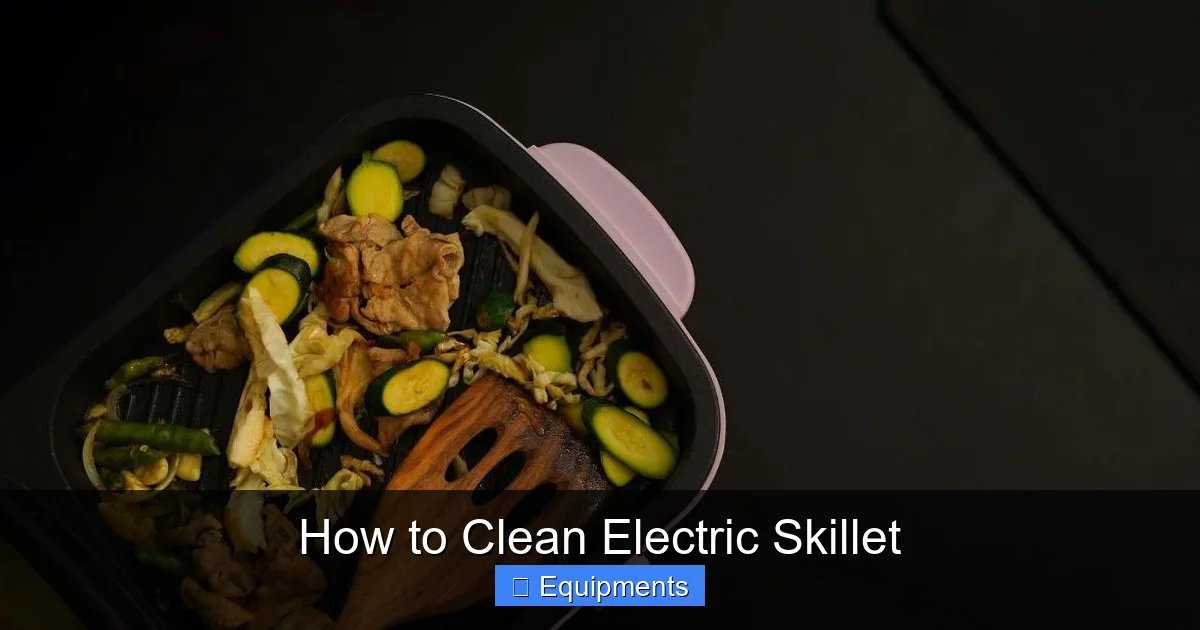 How to Clean Electric Skillet