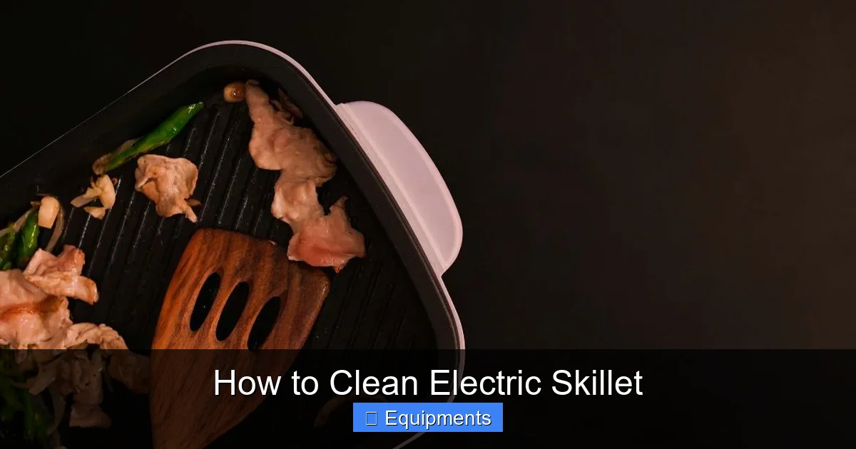 How to Clean Electric Skillet