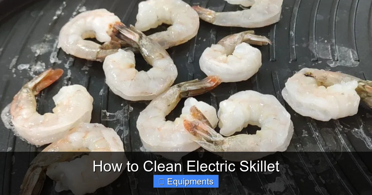 How to Clean Electric Skillet