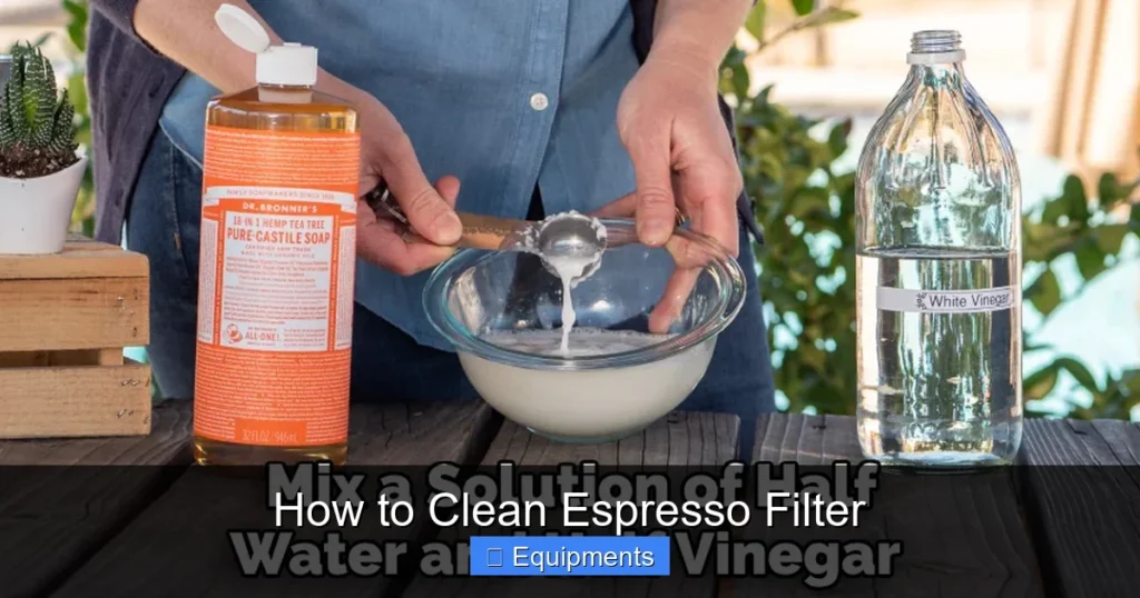 How to Clean Espresso Filter