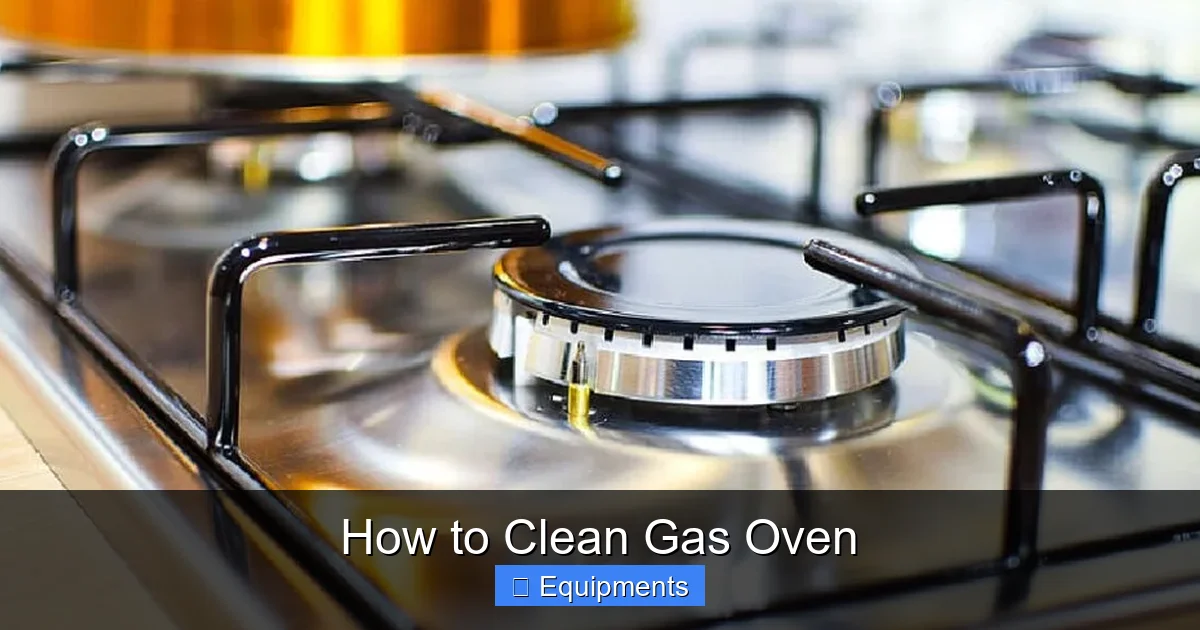 How to Clean Gas Oven