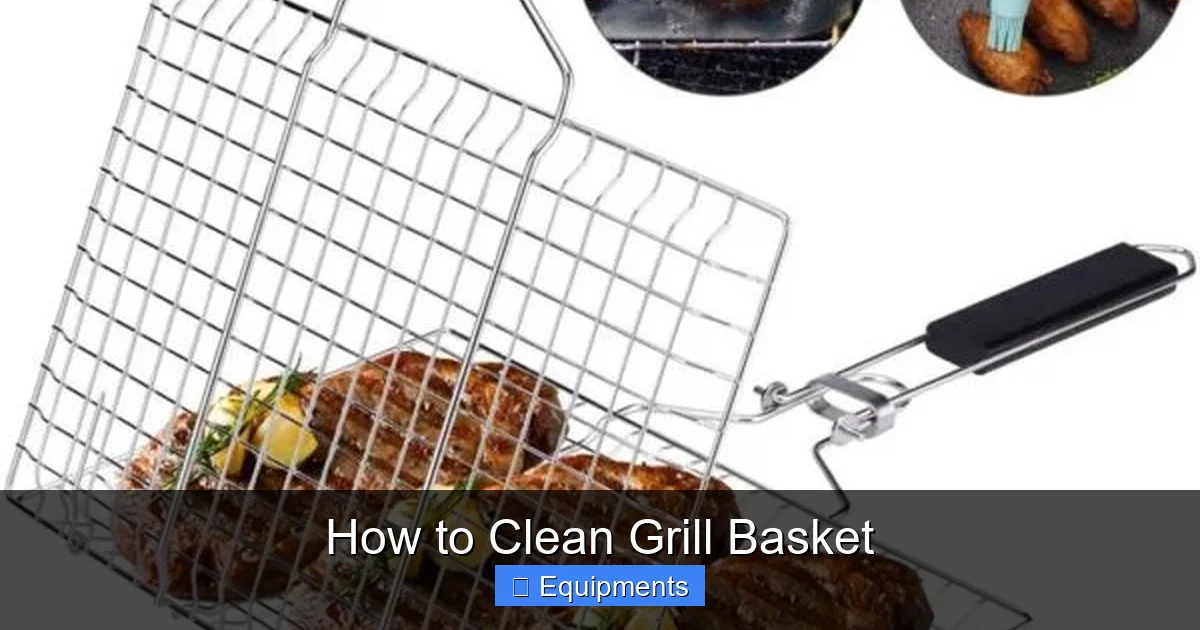 How to Clean Grill Basket