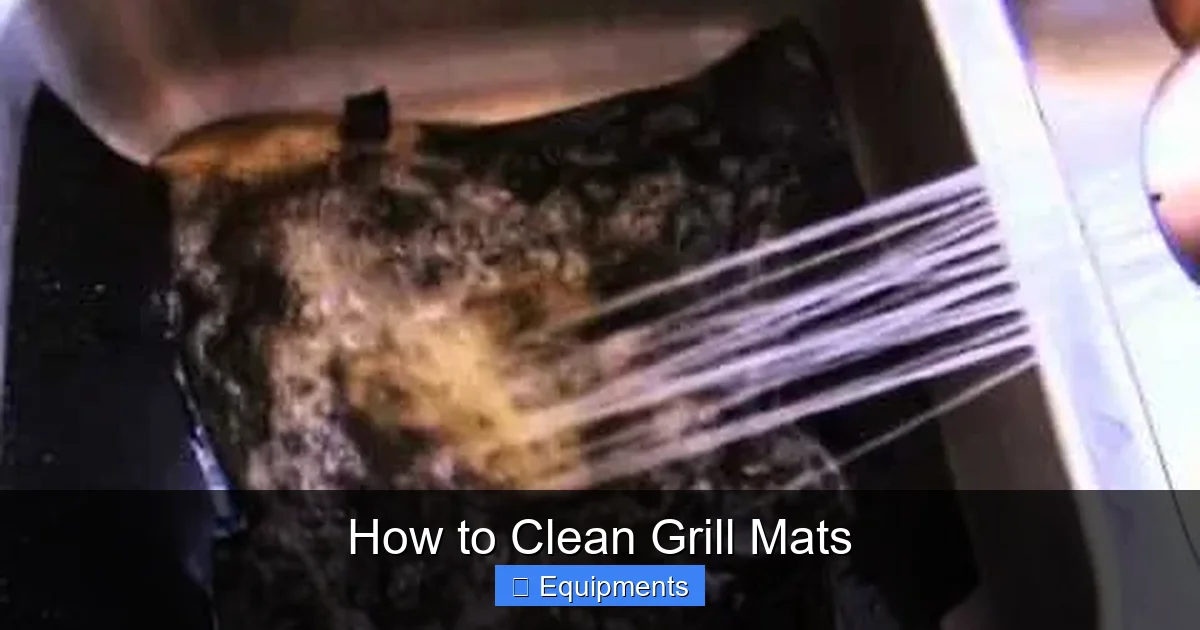 How to Clean Grill Mats