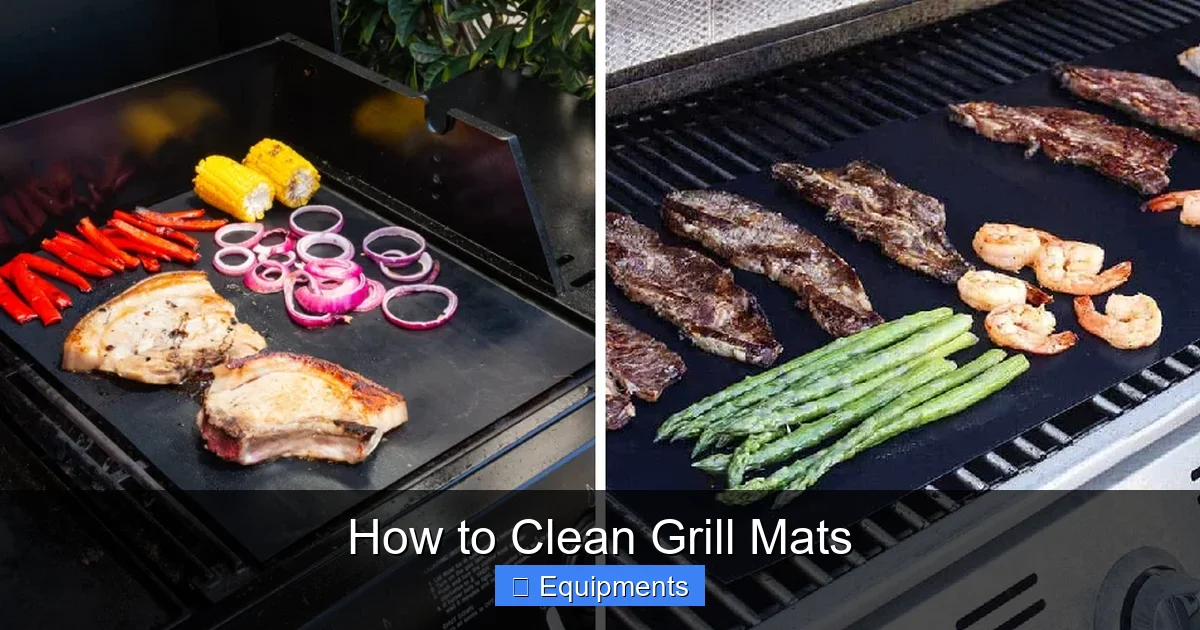 How to Clean Grill Mats