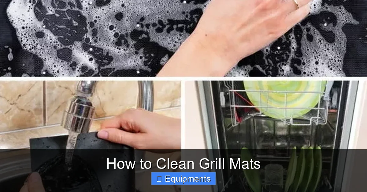 How to Clean Grill Mats