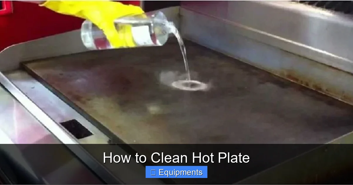 How to Clean Hot Plate