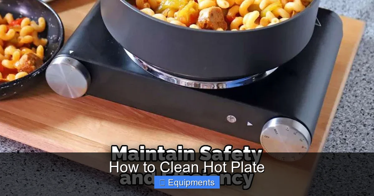How to Clean Hot Plate