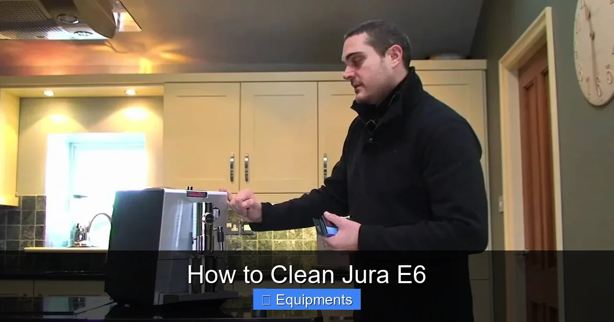 How to Clean Jura E6