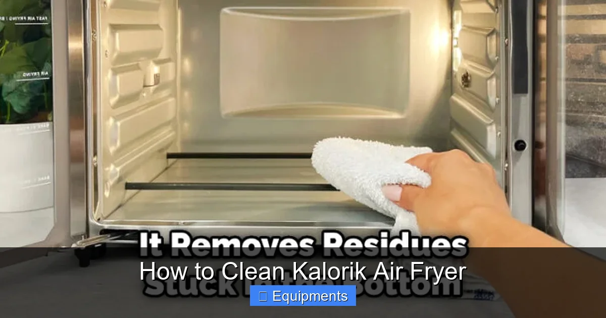 How to Clean Kalorik Air Fryer