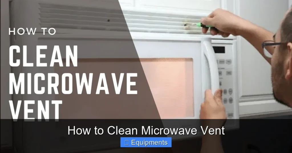 How to Clean Microwave Vent