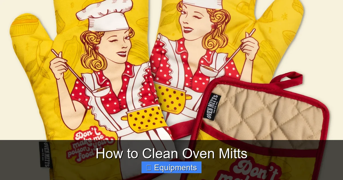 How to Clean Oven Mitts